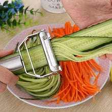Load image into Gallery viewer, 1 STKS Multifunctionele Rvs Julienne Dunschiller Dunschiller Dubbele Schaven Rasp Keuken Accessoires Koken Gereedschap