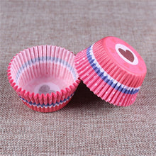 Load image into Gallery viewer, 100 STKS Muffins Papier Cupcake Wrappers Bakselkoppen Gevallen Muffin Dozen Cake Cup Decorating Gereedschap Keuken Cake Gereedschappen