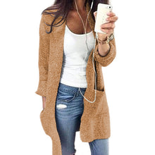 Load image into Gallery viewer, 2018 Nieuwe Mode Vest Trui Vrouwen Lange Mouw Losse Breien Kleding Vrouwen Windjack Plus Size 5Xl Uitloper Pull Femme