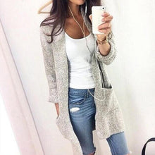 Load image into Gallery viewer, 2018 Nieuwe Mode Vest Trui Vrouwen Lange Mouw Losse Breien Kleding Vrouwen Windjack Plus Size 5Xl Uitloper Pull Femme