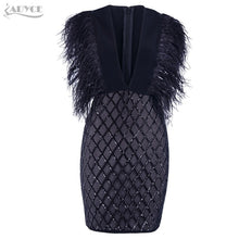 Load image into Gallery viewer, ADYCE Zomer Runway Bandage Dress Vestido 2018 Elegante Sexy Veer V-hals Mouwloos Mini Celebrity Party Jurk Clubwears