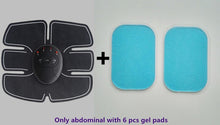 Load image into Gallery viewer, Abdominale machine elektrische spierstimulator ABS ems Trainer fitness gewichtsverlies Lichaam afslanken Massage met zachte doos