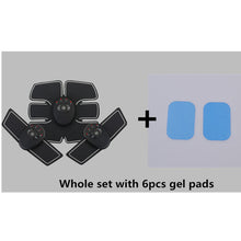 Load image into Gallery viewer, Drop shipping Abdominale machine elektrische spierstimulator ABS ems Trainer fitness gewichtsverlies Lichaam afslanken Massage met doos