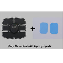 Load image into Gallery viewer, Drop shipping Abdominale machine elektrische spierstimulator ABS ems Trainer fitness gewichtsverlies Lichaam afslanken Massage met doos