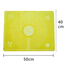 Load image into Gallery viewer, Ex-grote Siliconen Bakken Mat voor Oven Schaal Rolling Deeg Mat Bakken Rolling Fondant Gebak Mat non-stick bakvormen Koken Gereedschap