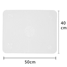 Load image into Gallery viewer, Ex-grote Siliconen Bakken Mat voor Oven Schaal Rolling Deeg Mat Bakken Rolling Fondant Gebak Mat non-stick bakvormen Koken Gereedschap