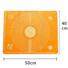 Load image into Gallery viewer, Ex-grote Siliconen Bakken Mat voor Oven Schaal Rolling Deeg Mat Bakken Rolling Fondant Gebak Mat non-stick bakvormen Koken Gereedschap