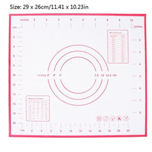 Load image into Gallery viewer, Ex-grote Siliconen Bakken Mat voor Oven Schaal Rolling Deeg Mat Bakken Rolling Fondant Gebak Mat non-stick bakvormen Koken Gereedschap