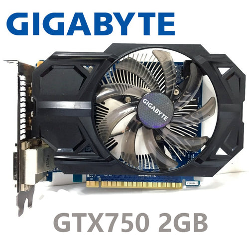 Gigabyte GTX750 2GB  GeForce GTX 750 2G D5 DDR5 128 Bit  PC Desktop Graphics Cards  computer  Graphics Cards