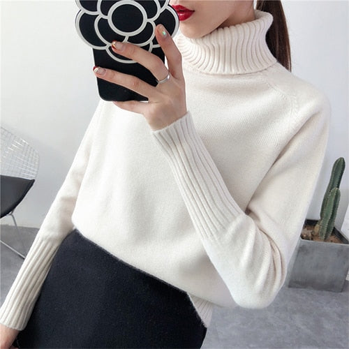 Gogoyouth Sweater Female 2018 Autumn Winter Cashmere Knitted Women Sweater And Pullover Female Tricot Jersey Jumper Pull Femme