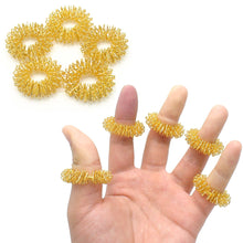 Load image into Gallery viewer, Hot Verkoop Vinger Massage Ring Acupunctuur Ring Gezondheidszorg Body Massager Relax Hand Massage Vinger afvallen C146