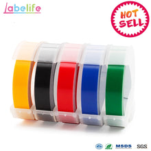 Load image into Gallery viewer, Labelife 5 stks 9mm * 3 m Dymo 3D Plastic Gemengde Kleur Embossing Tapes voor Embossing Label Makers DYMO 1011 1610 1595 15447 12965