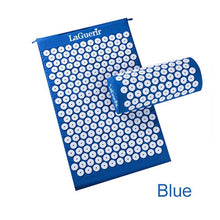 Load image into Gallery viewer, Massager (appro.67*42 cm) kussen Shakti Mat Acupressuur Verlichten Terug Body Pijn Spike Mat Acupunctuur Massage Yoga Mat met Kussen