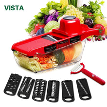 Load image into Gallery viewer, Myvit Groentesnijder met Stalen Blad Mandoline Slicer Aardappel Dunschiller Wortel Kaas Rasp groentesnijder Keuken Accessoires