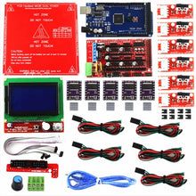 Load image into Gallery viewer, Reprap Ramps 1.4 Kit met Mega 2560 r3 + Heatbed MK2B + 12864 LCD Controller + DRV8825 + Mechanische Schakelaar + kabels voor 3D Printer