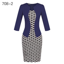 Load image into Gallery viewer, S-XXXL vrouwen mini jurken met riem 2016 fashion geometrische print dames formele jurk vrouwelijke vestidos lage prijs drop verzending
