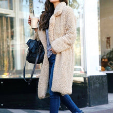 Load image into Gallery viewer, SHIBEVER Fleece Lange Vest Trui Vrouwen Warme Herfst Winter Jas Veste Femme Vest Vrouwelijke Bovenkleding Casual Jassen BDR73
