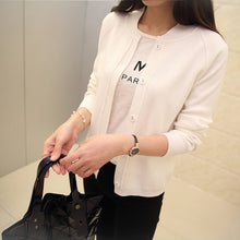 Load image into Gallery viewer, OHCLOTHING New spring summe 2018 female knit cardigan sweater coat short female a little shawl knitted jacket female 11 color