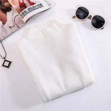 Load image into Gallery viewer, Marwin 2018 New-coming Autumn Turtleneck Pullovers Sweaters Primer shirt long sleeve Short Korean Slim-fit tight sweater