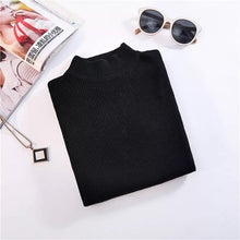 Load image into Gallery viewer, Marwin 2018 New-coming Autumn Turtleneck Pullovers Sweaters Primer shirt long sleeve Short Korean Slim-fit tight sweater