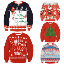Load image into Gallery viewer, New Arrival Stylish Unisex Christmas Sweatershirt Men Women Santa Xmas Christmas Novelty Ugly Warm Sweater Female Tops Clothes