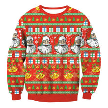 Load image into Gallery viewer, New Arrival Stylish Unisex Christmas Sweatershirt Men Women Santa Xmas Christmas Novelty Ugly Warm Sweater Female Tops Clothes
