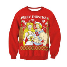 Load image into Gallery viewer, New Arrival Stylish Unisex Christmas Sweatershirt Men Women Santa Xmas Christmas Novelty Ugly Warm Sweater Female Tops Clothes