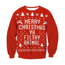 Load image into Gallery viewer, New Arrival Stylish Unisex Christmas Sweatershirt Men Women Santa Xmas Christmas Novelty Ugly Warm Sweater Female Tops Clothes