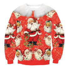 Load image into Gallery viewer, New Arrival Stylish Unisex Christmas Sweatershirt Men Women Santa Xmas Christmas Novelty Ugly Warm Sweater Female Tops Clothes