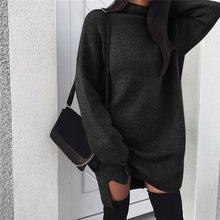 Load image into Gallery viewer, Autumn Winter Turtleneck Sweater Women Pullover Warm Sweater Female Pure Color Basic Long Sweater Elegant Knit Outwear 6Q2125
