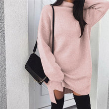 Load image into Gallery viewer, Autumn Winter Turtleneck Sweater Women Pullover Warm Sweater Female Pure Color Basic Long Sweater Elegant Knit Outwear 6Q2125