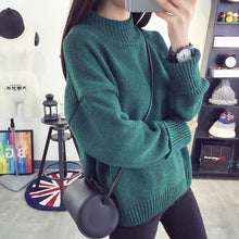 Load image into Gallery viewer, Fashion Women Sweaters and Pullovers Sueter Mujer Turtleneck Solid Slim Sexy Elastic Women Tops Knit Pullovers