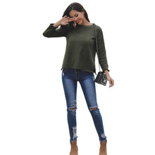 Load image into Gallery viewer, Winter Sweaters Women Fashion Pullover Long Sleeve Knitted Cotton Lightweight Sweater Women
